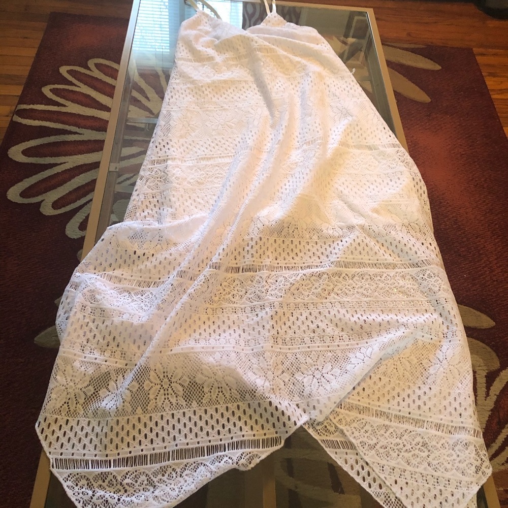 Charlotte Russe white long dress - Picture 5 of 8
